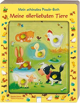 portada Meine allerliebsten Tiere: Mein schönstes Puzzle-Buch (en Alemán)