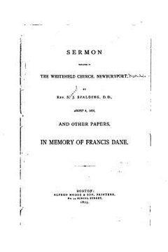 portada Sermon Preached in the Whitefield Church, Newburyport, by REV S.J. Spalding (in English)
