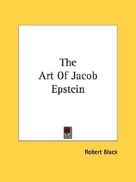 portada the art of jacob epstein (en Inglés)