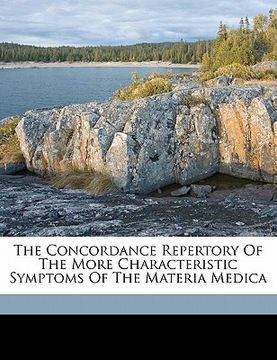 portada the concordance repertory of the more characteristic symptoms of the materia medica (en Inglés)