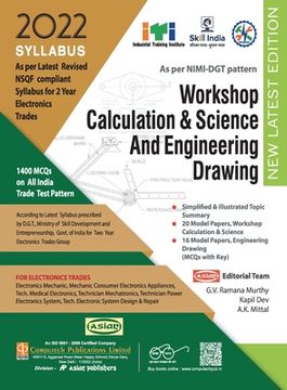 portada Electronics Workshop Calculation & Science And Engineering Drawing (NSQF 1st & 2nd Year) (en Inglés)