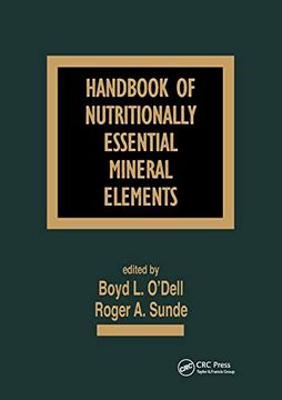 portada Handbook of Nutritionally Essential Mineral Elements (Clinical Nutrition in Health and Disease) (en Inglés)