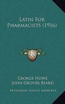 portada latin for pharmacists (1916) (en Inglés)