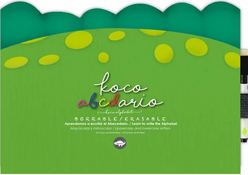 portada Libro borrable Koco Abecedario Imprenta (en Español/Inglés)
