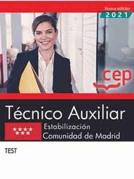 portada Tecnico Auxiliar Estabilizacion Comunidad de Madrid Test (in Spanish)