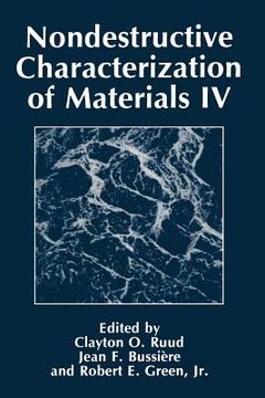 portada Nondestructive Characterization of Materials IV