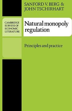 portada Natural Monopoly Regulation Paperback: Principles and Practice: 0 (Cambridge Surveys of Economic Literature) 
