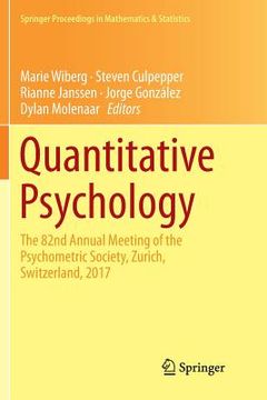 portada Quantitative Psychology: The 82nd Annual Meeting of the Psychometric Society, Zurich, Switzerland, 2017