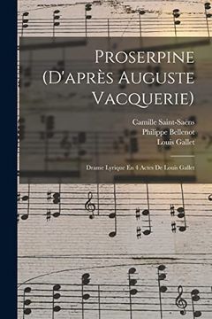 portada Proserpine (en Francés)