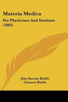 portada materia medica: for physicians and students (1883) (en Inglés)