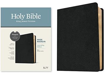 portada Kjv Wide Margin Bible, Filament Enabled Edition (Red Letter, Genuine Leather, Black) (en Inglés)