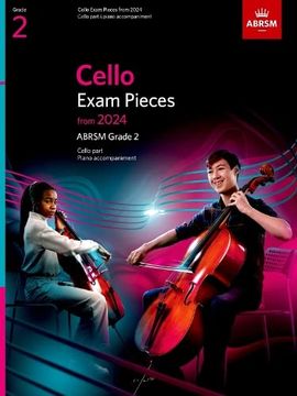 portada Cello Exam Pieces From 2024, Abrsm Grade 2, Cello Part & Piano Accompaniment (in English)