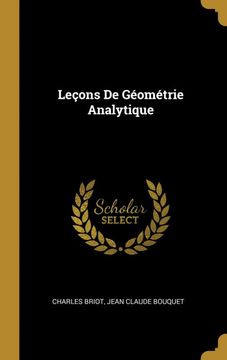 portada Leçons de Géométrie Analytique (in French)
