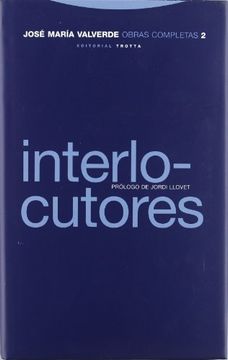 portada Obras Completas Vol. 2: Interlocutores (Obras Completas de José María Valverde)
