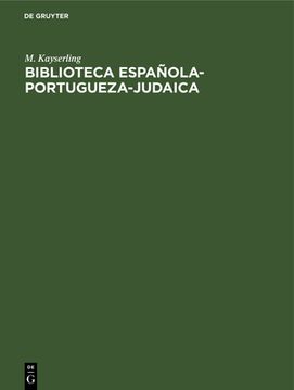 portada Biblioteca Española-Portugueza-Judaica 