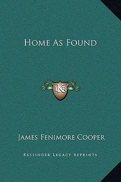 portada home as found (en Inglés)