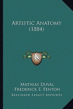 portada artistic anatomy (1884) (en Inglés)
