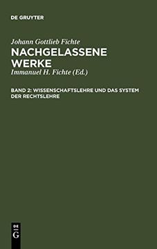 portada Wissenschaftslehre und das System der Rechtslehre (in German)