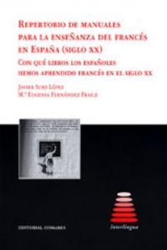 portada Repertorio de manuales para la enseñanza del frances en España (sigloxx)