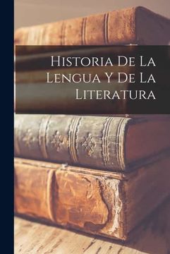 portada Historia de la Lengua y de la Literatura