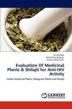 portada evaluation of medicinal plants & shilajit for anti-hiv activity (en Inglés)