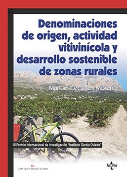 portada Denominaciones de Origen, Actividad Vitivinícola y Desarrollo Sostenible de Zonas Rurales (Derecho - Estado y Sociedad)