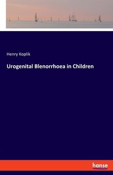 portada Urogenital Blenorrhoea in Children (en Inglés)