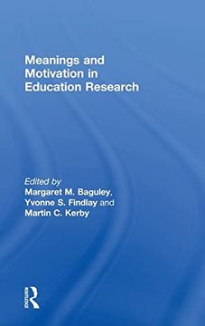 portada Meanings and Motivation in Education Research (en Inglés)