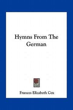 portada hymns from the german (en Inglés)