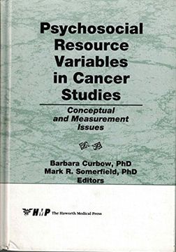 portada Psychosocial Resource Variables in Cancer Studies: Conceptual and Measurement Issues (en Inglés)