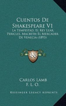 portada Cuentos de Shakespeare v1: La Tempestad, el rey Lear, Pericles, Macbeth el Mercader de Venecia (1893)