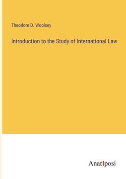 portada Introduction to the Study of International Law (in English)