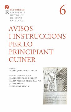 portada Avisos i Instruccions per lo Principiant Cuiner (en Catalá)