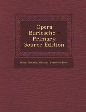 portada Opera Burlesche (en Italiano)