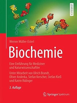 portada Biochemie: Eine Einführung für Mediziner und Naturwissenschaftler - Unter Mitarbeit von Ulrich Brandt, Oliver Anderka, Stefan Kerscher, Stefan Kieß und Katrin Ridinger (in German)