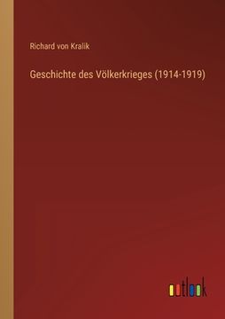 portada Geschichte des Völkerkrieges (1914-1919) (in German)