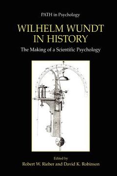 portada wilhelm wundt in history: the making of a scientific psychology (en Inglés)