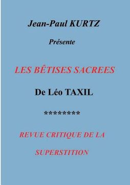 portada Les Bêtises Sacrées (in French)