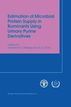 portada Estimation of Microbial Protein Supply in Ruminants Using Urinary Purine Derivatives (in English)