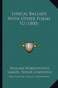 portada lyrical ballads with other poems v2 (1800) (en Inglés)