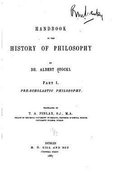 portada Handbook of the History of Philosophy - Part I (en Inglés)