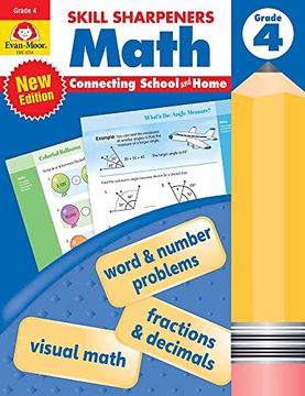 portada Skill Sharpeners: Math, Grade 4 (en Inglés)