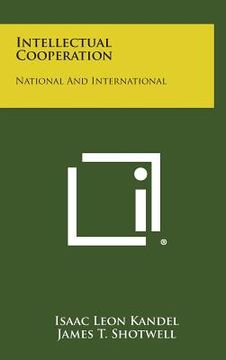 portada intellectual cooperation: national and international (in English)