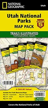portada Utah National Parks [Map Pack Bundle] (National Geographic Trails Illustrated Map)
