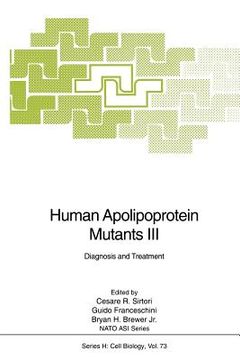 portada human apolipoprotein mutants iii: diagnosis and treatment (en Inglés)