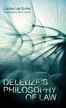 portada Deleuze'S Philosophy of law (Plateaus - new Directions in Deleuze Studies) 