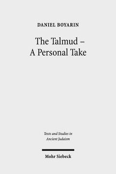 portada The Talmud - A Personal Take: Selected Essays (en Inglés)