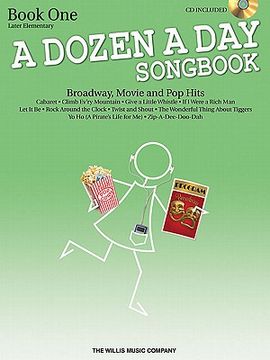 portada a dozen a day songbook - book 1: later elementary to early intermediate level (en Inglés)