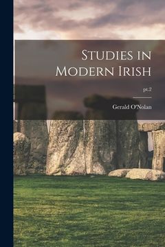 portada Studies in Modern Irish; pt.2 (en Inglés)