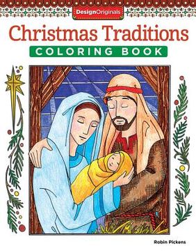 portada Christmas Traditions Coloring Book